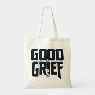 Bolsa Tote Charlie Brown "Good Grief" Rock Banda Tee Graphic
