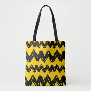 Bolsa Tote Charlie Brown Zig Zag Pattern
