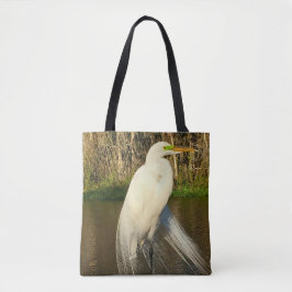 Bolsa Tote Charlie The Great Egret