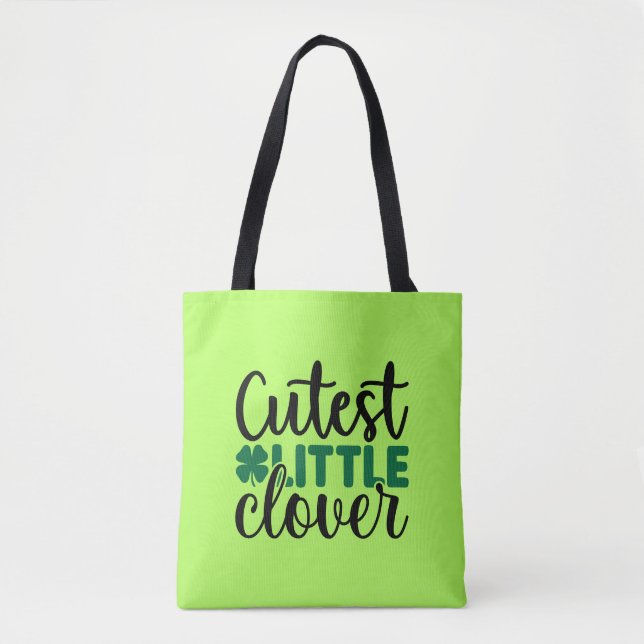 Bolsa Tote Charm-60277, Pequeno Trevo (Frente)