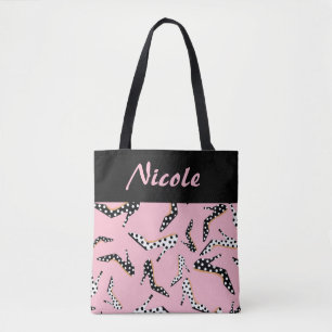 Bolsa Tote Charme de Alto Curso Rosa