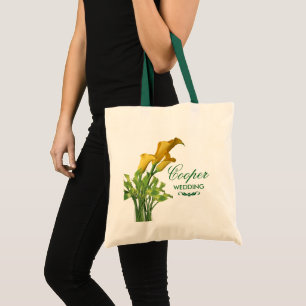 Bolsa Tote Charming Calla Lily Wedding Tote Bag