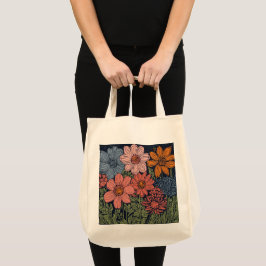 Bolsa Tote Charming Floral Tote Bag