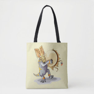 Bolsa Tote Chasmosaurus Dançando Um Ritual Shaman