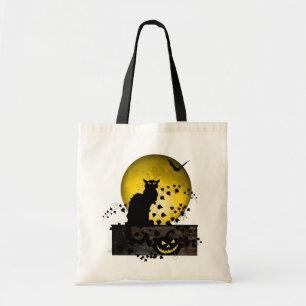 Bolsa Tote Chat Noir Halloween