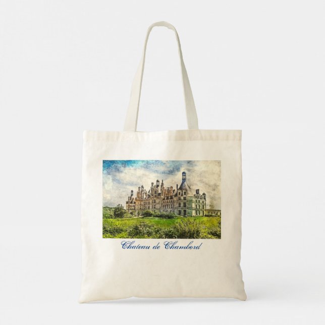 Bolsa Tote Chateau Chambord e Chateau Chenonceau (Verso)