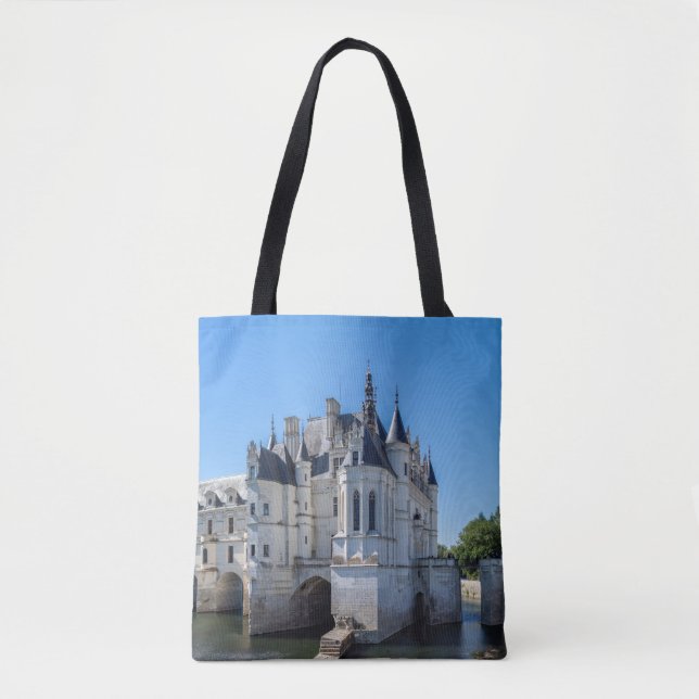 Bolsa Tote Chateau de Chenonceau no Vale do Loire - França (Frente)