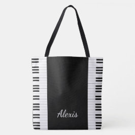 Bolsa Tote Chaves do Piano e Nome