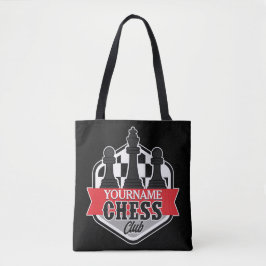Bolsa Tote Checkmate do Chess Player do NOME Personalizado