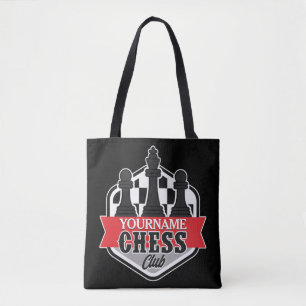Bolsa Tote Checkmate do Chess Player do NOME Personalizado