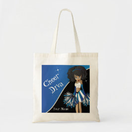 Bolsa Tote Cheer Diva Cheerleader Azul