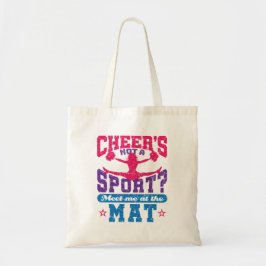 Bolsa Tote Cheer não é um Cheerleader de animação engraçado n