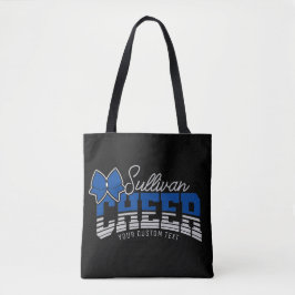 Bolsa Tote Cheerleader de atleta da Escola de NOME ADD da Equ