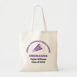 Bolsa Tote Cheerleader de Escola de Ensino Médio Personalizad