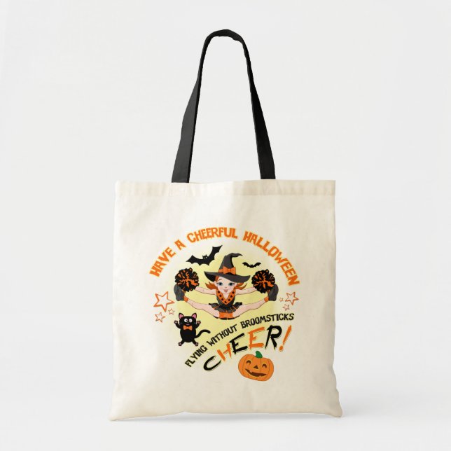 Bolsa Tote Cheerleader Halloween (Frente)