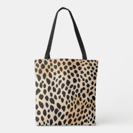Bolsa Tote Cheetah Impressão Pattern