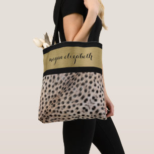 Bolsa Tote Cheetah Spots
