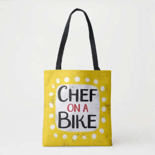 Bolsa Tote Chef Em Um Saco De Bicicleta