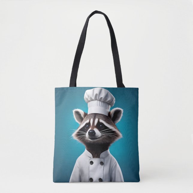 Bolsa Tote Chef Raccoon (Frente)