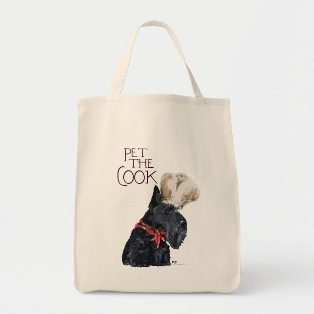 Bolsa Tote Chef Terrier Escocês (Frente)