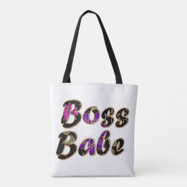 Bolsa Tote Chefe Babe em Black Floral
