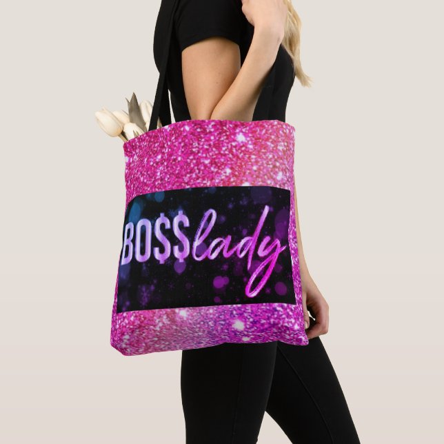 Bolsa Tote Chefe Lady All-Over-Impressão (Close Up)