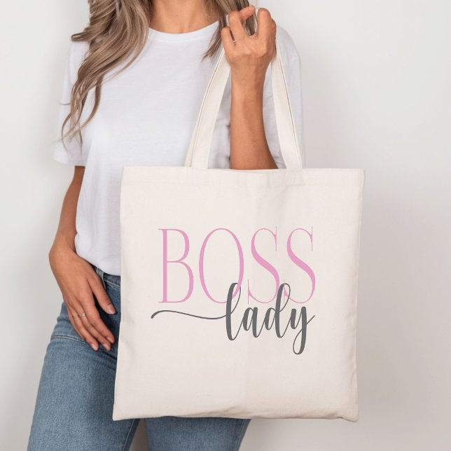 Bolsa Tote Chefe Lady Pink e Cinza Natural (Criador carregado)