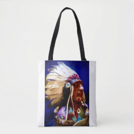 Bolsa Tote Chefe Omaha Nativo Americano