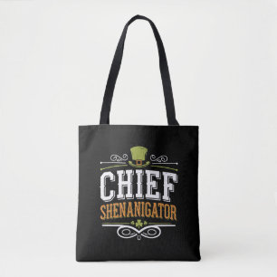 Bolsa Tote Chefe Shenanigator Lucky Leprechaun Hat