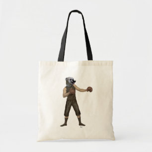 Bolsa Tote Cheio de Bulldog de Boxing