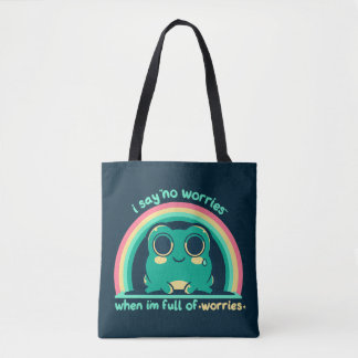 Bolsa Tote Cheio de Preocupações