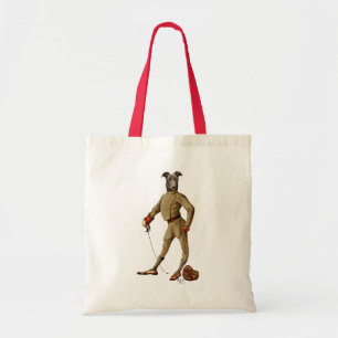 Bolsa Tote Cheio Escuro 2 do Greyhound Fencer