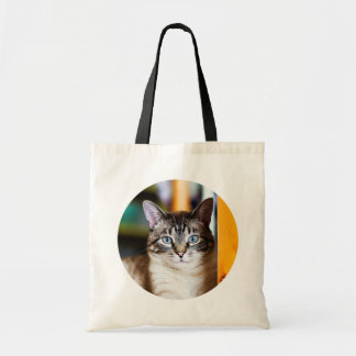 Bolsa Tote Cheio Rummy da sacola do gato Siamese das moscas