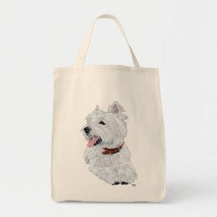 Bolsa Tote Cheio West Highland White Terrier