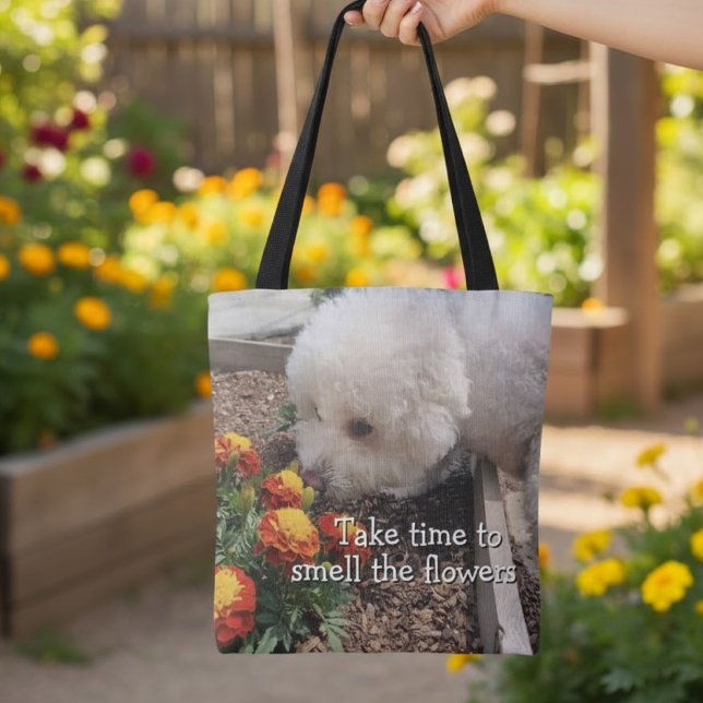 Bolsa Tote Cheire as Flores (Criador carregado)