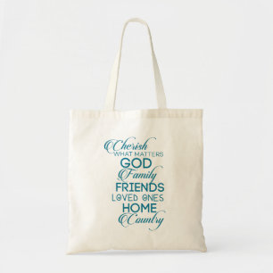 Bolsa Tote Cherish O Que Importa Teal