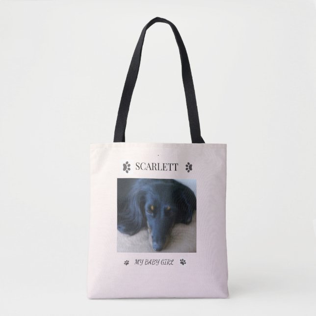Bolsa Tote Cherished Paw Print Companion (Frente)