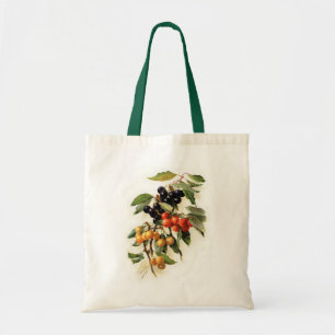 Bolsa Tote Cherries Botanic Impressão