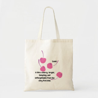 Bolsa Tote Cherry Love – Pop Art Cherries - Valentine’s Day