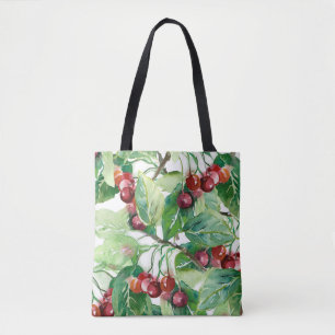 Bolsa Tote Cherry Seamless Pattern