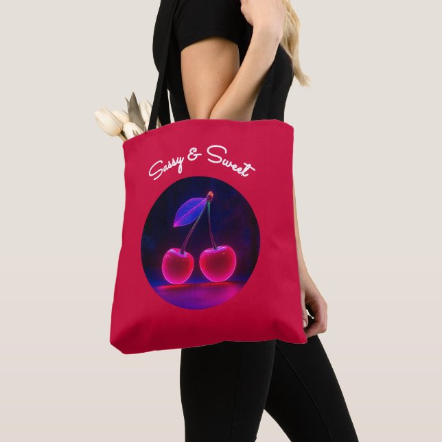 Bolsa Tote Cherry Vibe - Fúria e diversão (Close Up)