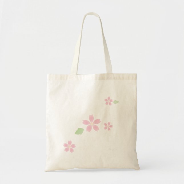 Bolsa Tote Cherryblossom Sakura Elegante Primavera Simple (Frente)