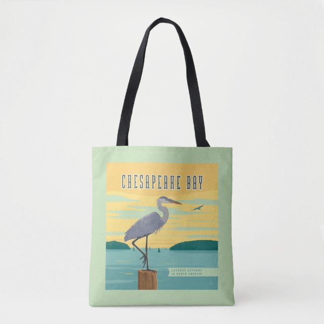 Bolsa Tote Chesapeake Bay Largest Estuary In North America (Frente)