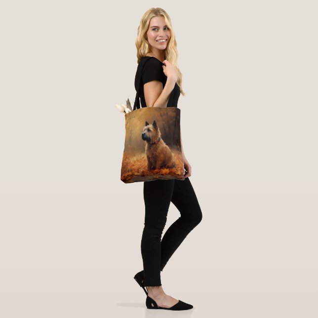 Bolsa Tote Chesapeake Bay Terrier no outono (No(a) Modelo)