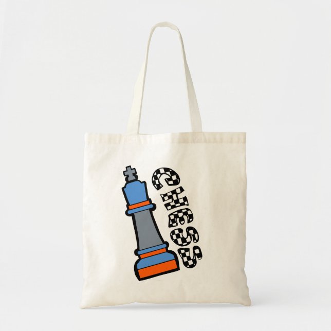Bolsa Tote chess men (Frente)