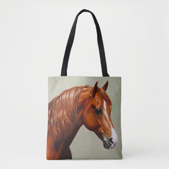 Bolsa Tote Chestnut Morgan Horse (Frente)