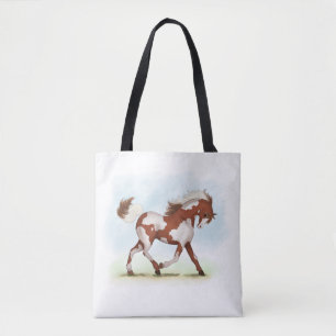 Bolsa Tote Chestnut Overo Skewbald