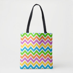 bolsa tote chevron de primavera