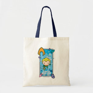 Bolsa Tote Chibi Aquaman - Vou Natação Os Sete Mares