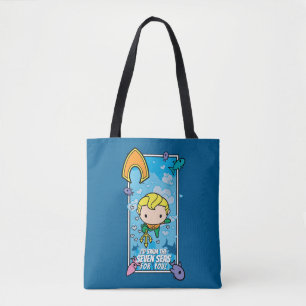 Bolsa Tote Chibi Aquaman - Vou Natação Os Sete Mares